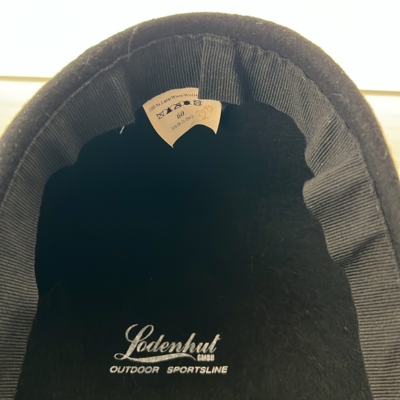 🐏Alpine Flat Cap | 100% Wool | Black | Lodenhut Outdoor Sportsline | Unisex | 60 - Picture 14 of 17
